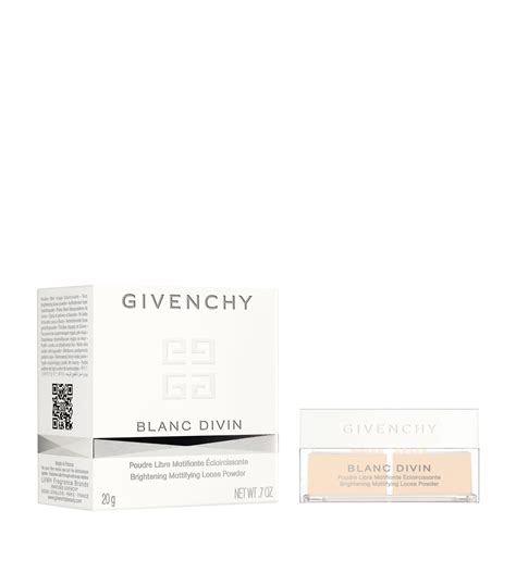 GIVENCHY Blanc Divin Brightening Mattifying Loose Powder.